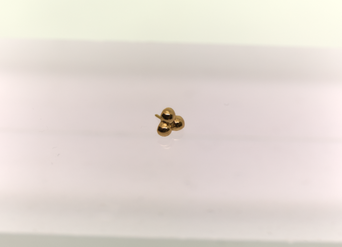 Stud - Triball - 14k Piercing