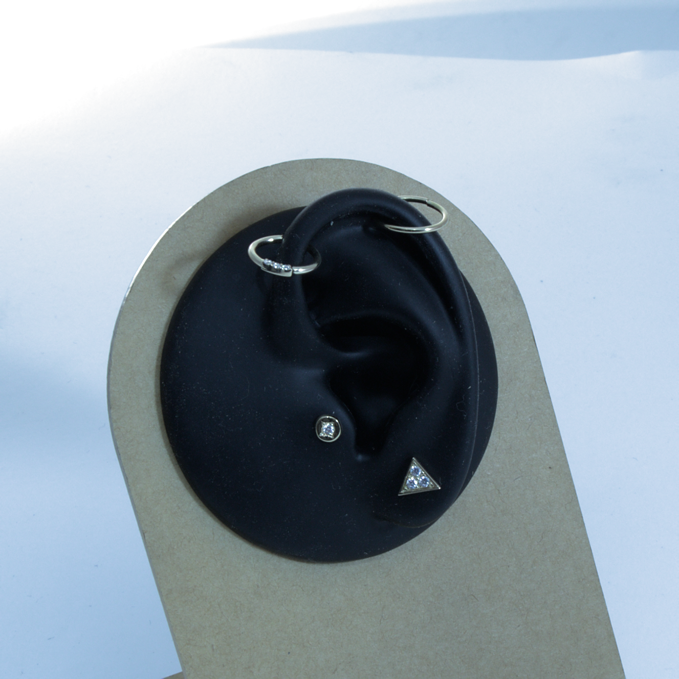 Stud : Algiz piercing 14k