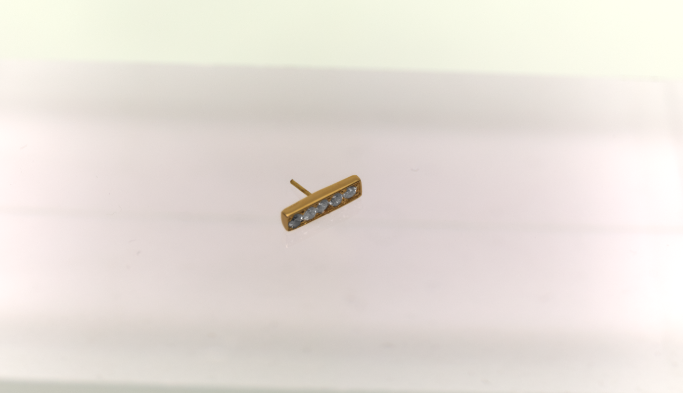 Stud : Isa piercing 14k