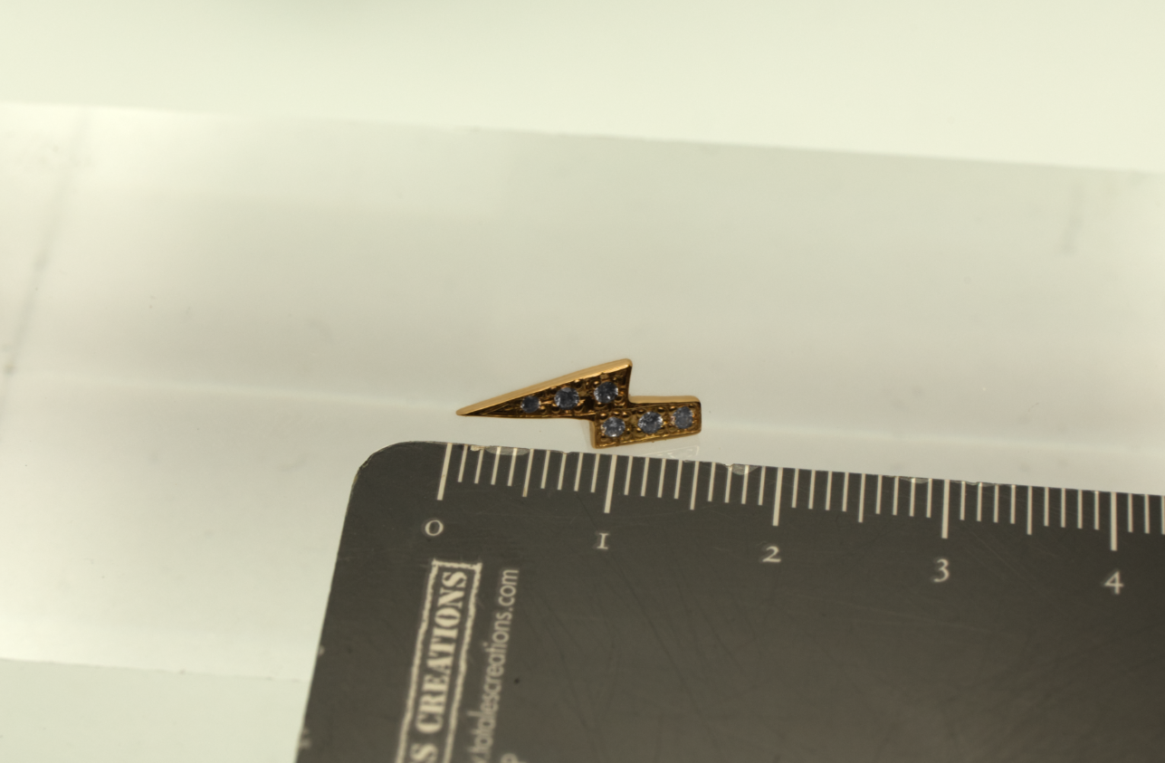 Stud : Dagaz piercing 14k