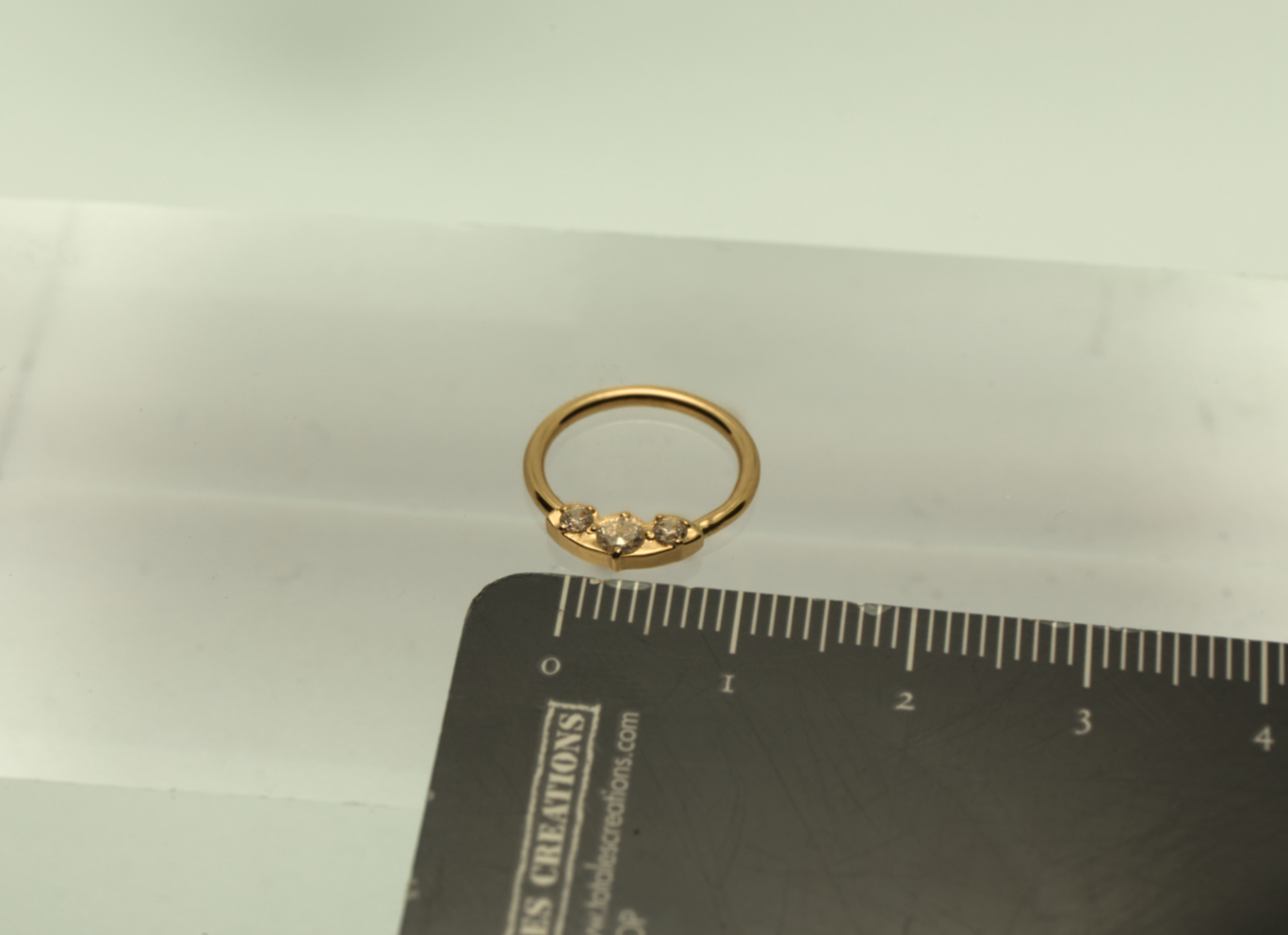 Kenaz ring piercing 14k