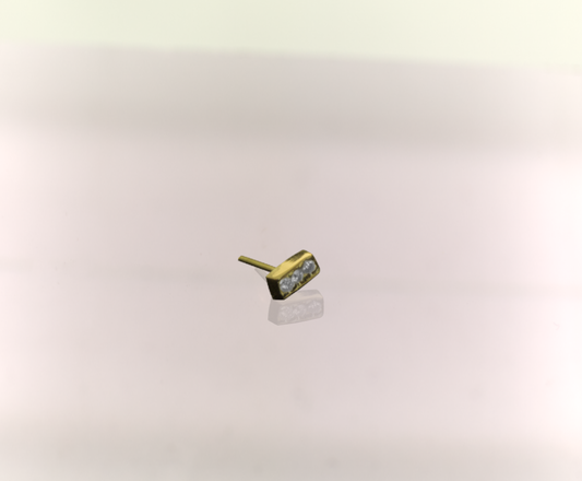 Stud : Small Isa piercing 14k