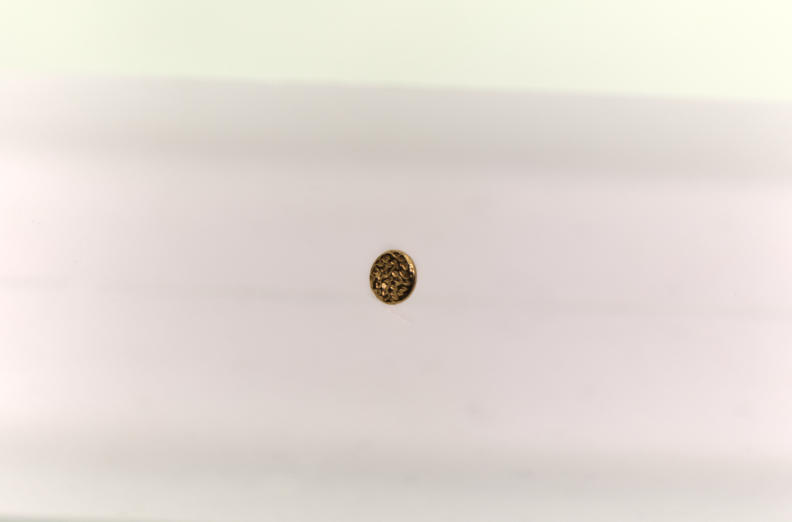 Stud : Hammered Disc 18k