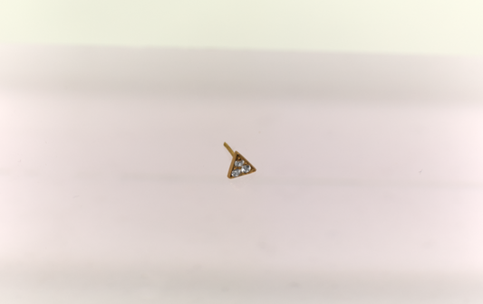 Stud : Thurisaz piercing Small 18k